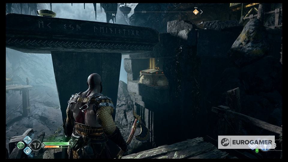 God of War Witch's Cave puzzle solutions explained, Lake of Nine and the Foothills
